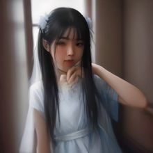 一位中年女性教师微笑站在教室黑板前，穿着简洁职业装，气质沉稳