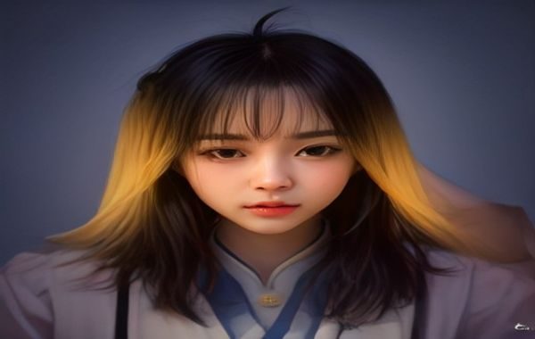 一位外籍男士坐在办公桌前用中文与同事讨论文件，桌上摊开笔记本电脑和一叠资料